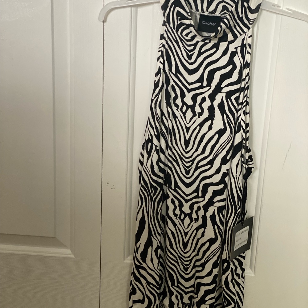 Zebra sleeveless top